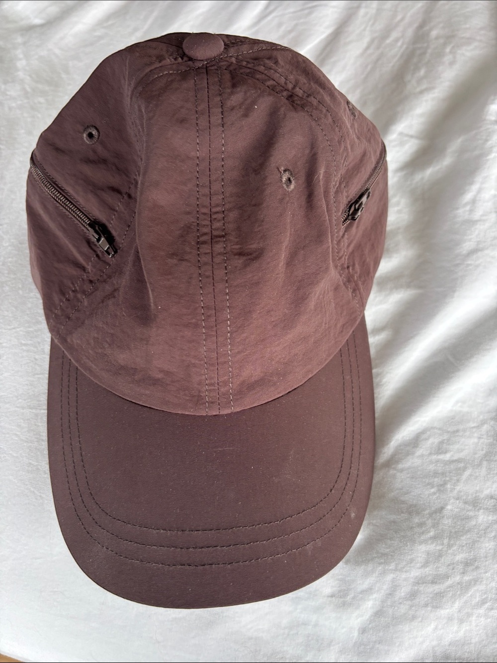 STAUD Deep Maroon Twill Baseball Cap - Picture 2 of 2